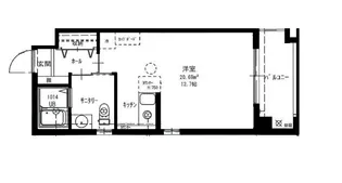 パレット呉本通【2階】の間取り