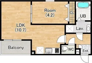 (仮称)ジーメゾン名古屋星崎エデン【3階】の間取り