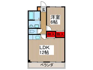 コーラルハイム上青木【2階】の間取り
