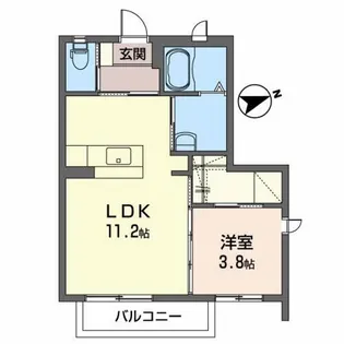 サン レジデンス【2階】の間取り