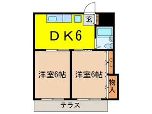ア-ク上井草【1階】の間取り