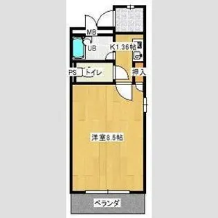 ハピネス1【2階】の間取り