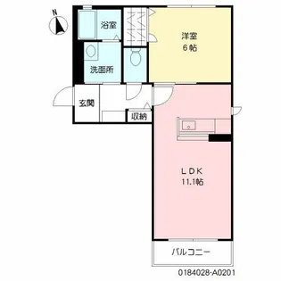 シャーメゾン平原【2階】の間取り
