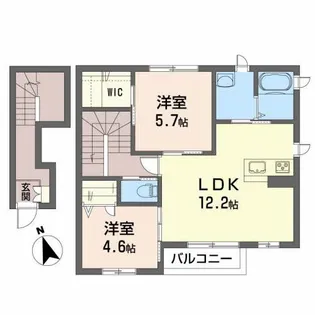 メゾン・ド・フー【2階】の間取り