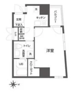 クローバーステイ秋葉原【4階】の間取り