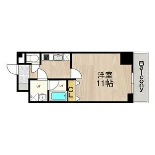 CITY SPIRE浜大津駅前【10階】の間取り