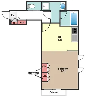 エンプレス チエ【3階】の間取り