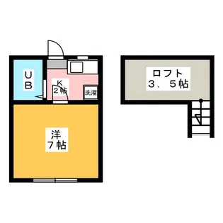 パルハイツ【2階】の間取り