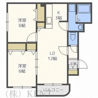 フェアリーオブフォレスト【4階】の間取り