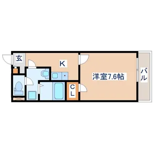 レガーメ空港南【1階】の間取り