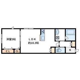 GRACE COURT【1階】の間取り