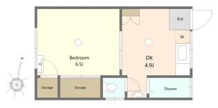 月岡荘【2階】の間取り
