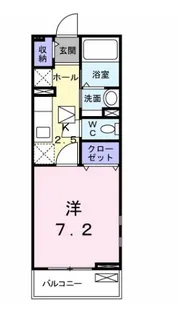 メゾンド・スカイ【2階】の間取り