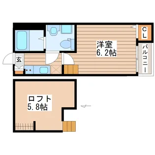Freudes Leben 小田原【2階】の間取り