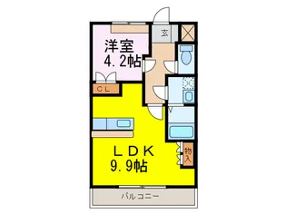 ハッピータウンゴウド【1階】の間取り