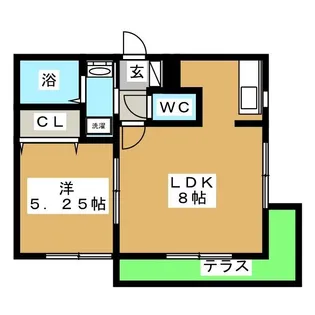 サニーコート桜木【1階】の間取り