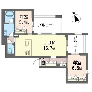 グラン セノーテ【4階】の間取り