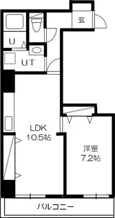 ドエル豊平7条【5階】の間取り