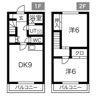メゾン・キネレットの森【2階】の間取り