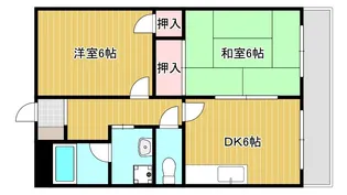 エクセル南天保【2階】の間取り