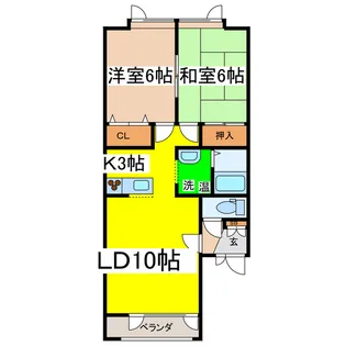ザアレンジコウ【1階】の間取り