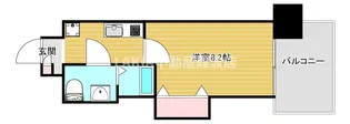 LUXE難波EAST【3階】の間取り