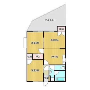 サンシャイン寿【2階】の間取り