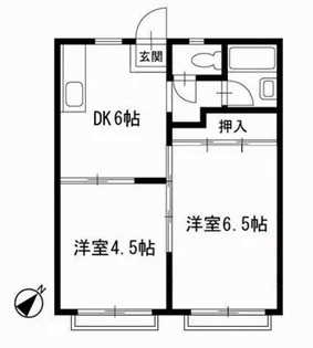 メゾン・コロナ―ド【1階】の間取り