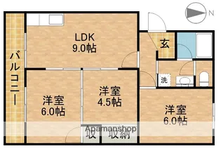 柳田マンション【1階】の間取り