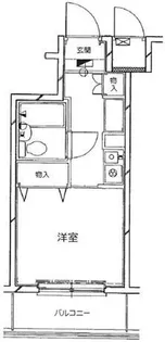 ヴァンハウス吉野町【10階】の間取り