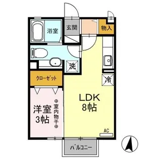グランモア宝石台【2階】の間取り