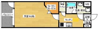 ウェスティン鉄炮町【9階】の間取り