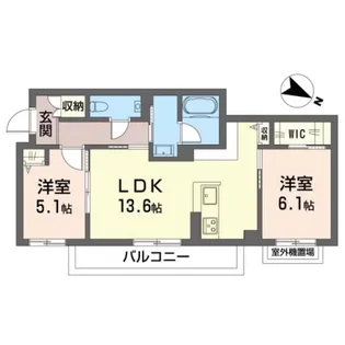フォレスト【3階】の間取り