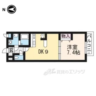 サニーコンフォート北山【1階】の間取り
