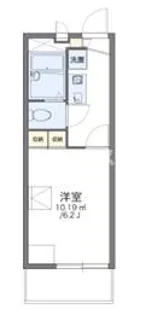 レオパレスプラテリーアI【3階】の間取り