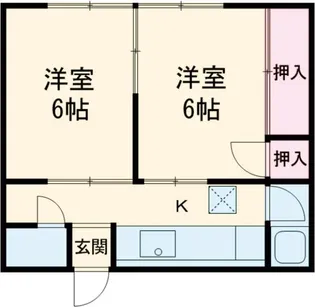 ペディコート加古川【1階】の間取り