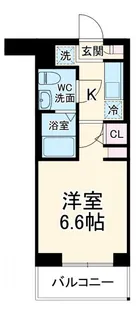 SYNEX YOKOHAMA-SHIMMACHI【4階】の間取り