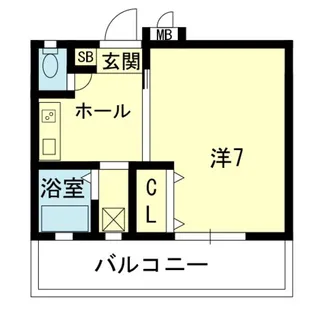 フラワーコート池田【3階】の間取り