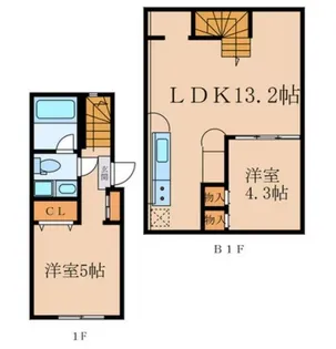 Residence Caritas Meguro【1階】の間取り