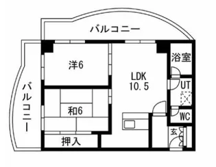 第5福原ビル【4階】の間取り