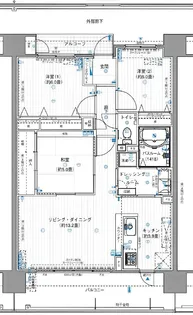 サーパス明徳小西【7階】の間取り