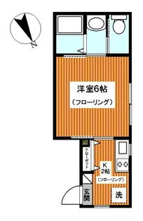 ダズル西谷【2階】の間取り