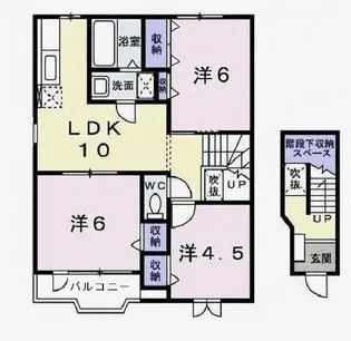 クインシー5【2階】の間取り