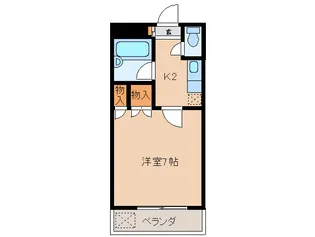第3レジデンス美和【4階】の間取り