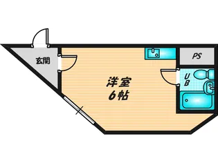 小阪本町ロイヤルハイツ【4階】の間取り