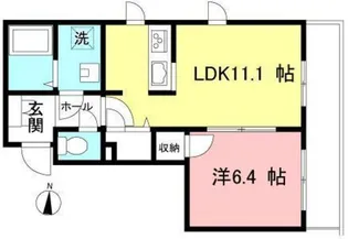 アクアコルザ【2階】の間取り