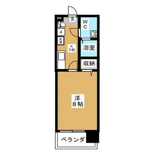 プレサンスmiu新栄【2階】の間取り