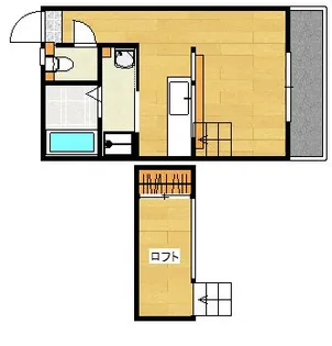 REVEハヤト【3階】の間取り