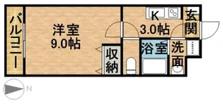 キャロット・ファーム【1階】の間取り