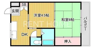 メゾンアーク【2階】の間取り